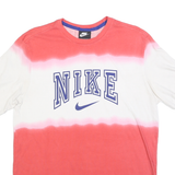NIKE Mens Red & White Graphic T-Shirt M Short Sleeve Crew Neck Casual Wear