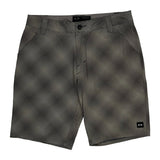 Oakley Checked Shorts - 32″ Waist Gray Polyester