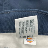 Dickies Pants - 36W 32L Blue Polyester Blend