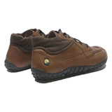 NIMBLE TOES Mens Brown Leather Ankle Boots UK 8 Comfortable Casual Footwear