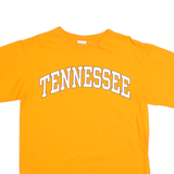 ANVIL Mens Orange Tennessee Graphic T-Shirt M Short Sleeve Crew Neck Cotton