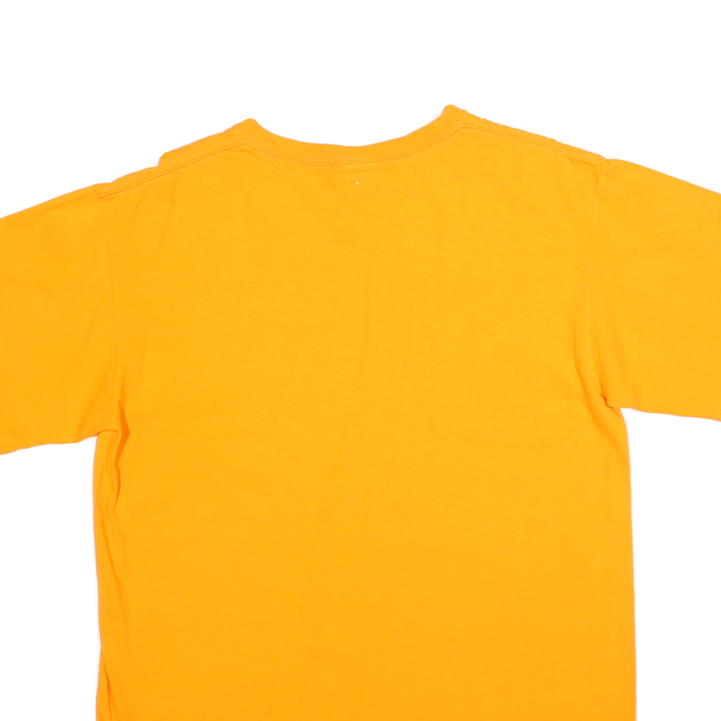 ANVIL Mens Orange Tennessee Graphic T-Shirt M Short Sleeve Crew Neck Cotton