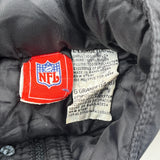 Steelers Nfl Football Jacket - Large Black Nylon