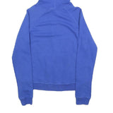 NIKE Mens Blue Hoodie S Cotton Blend Pullover Logo Sweatshirt