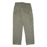DICKIES Mens Regular Fit Straight Cotton Workwear Jeans W34 L34 Distressed