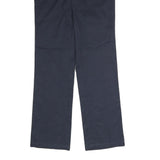 DICKIES Mens Cotton Blend Navy Regular Straight Trousers W28 L28 Workwear Zip