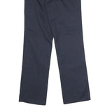 DICKIES Mens Cotton Blend Navy Regular Straight Trousers W28 L28 Workwear Zip