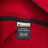 Champion 1/4 Zip Fleece - 2XL Red Polyester