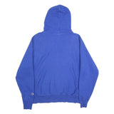 CHAMPION REVERSE WEAVE Mens Blue Hoodie M Cotton Blend Pullover
