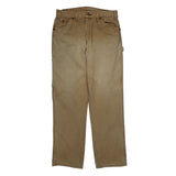 Dickies Double Knee Carpenter Pants - 32W 30L Beige Cotton