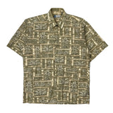 Unbranded Hawaiian Shirt - Medium Beige Cotton