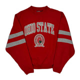 Ohio State University Varsity Classics College Sweatshirt - Small Red Cotton Blend