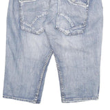 IL DOLCE Mens Denim Blue Classic Fit Cotton Blend XL W32 Shorts Casual Stylish