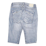 IL DOLCE Mens Denim Blue Classic Fit Cotton Blend XL W32 Shorts Casual Stylish