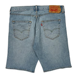 Levis Denim Shorts - 34W 10L Light Wash Cotton