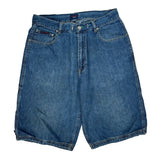 Tommy Jeans Baggy Denim Shorts - 32W 12L Blue Denim