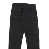 LEVI'S Mens Regular Black Jeans Cotton Button W34 L31 Classic Straight Fit Denim