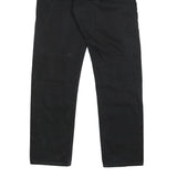 LEVI'S Mens Regular Black Jeans Cotton Button W34 L31 Classic Straight Fit Denim