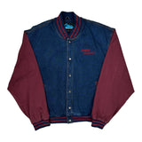 Parson Company Tri-Mountain Varsity Jacket - Large Blue Denim