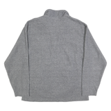 DISNEY Mens Grey Disneyland Mickey Mouse Quarter Zip S Sweatshirt