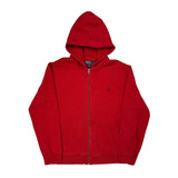 Polo By Ralph Lauren Hoodie - 2XL Red Cotton