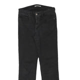 LEVI'S Womens Black Regular Skinny Denim Medium W29 L29 Zip Cotton Blend Jeans