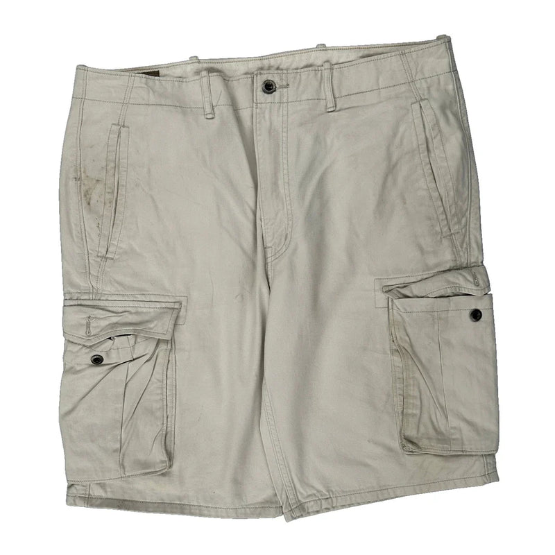 Gap Cargo Shorts - 38W 11L Beige Cotton