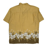 Natural Issue Floral Hawaiian Shirt - Medium Brown Viscose