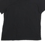 PUMA Mens Black Graphic Logo T-Shirt XL Short Sleeve Crew Neck Cotton Blend