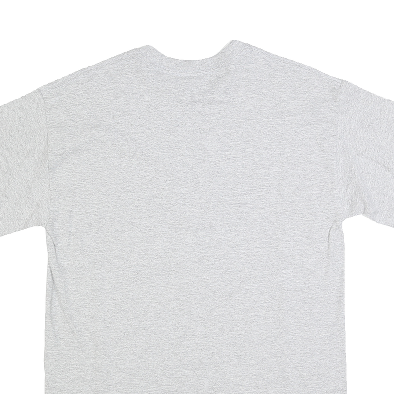 GILDAN Mens Grey Sanderson University Graphic T-Shirt M Short Sleeve Crew Neck