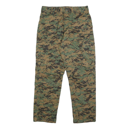 ROTHCO B.D.U Mens Cotton Blend Green Digital Camo Regular Trousers W32 L30