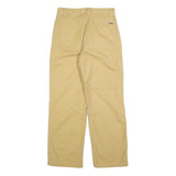 MOUNTAIN KHAKIS Mens Cotton Blend Beige Relaxed Straight Trousers W30 L30 Casual