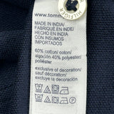 Custom Fit Tommy Hilfiger Polo Shirt - XL Navy Cotton Blend