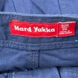 Hard Yakka Cargo Pants - 35W 31L Blue Cotton