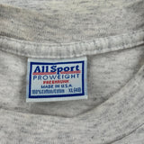 Vintage Atlanta Braves Hanes Single Stitch T-Shirt - XL Grey Cotton