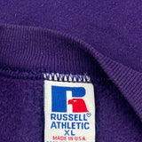 Made In USA Russell Athletic College Sweatshirt - XL Purple Cotton
