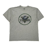 Nike Graphic T-Shirt - Large Grey Cotton