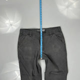 Carhartt Double Knee Carpenter Pants - 34W 29L Gray Cotton