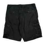 Lee Cargo Shorts - 36W 11L Black Cotton