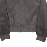 SUGAR SHACK Womens Grey & Brown Button Jacket 2XL Polyester Blend Corduroy