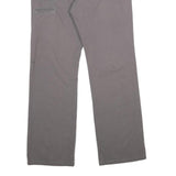 WRANGLER Womens Cotton Blend Grey Regular Straight Trousers W30 L32 Casual Wear