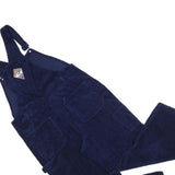 LOONEY TUNES Womens Navy Blue Cotton Blend Corduroy Dungarees L W36 L28 Classic