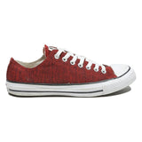 CONVERSE Chuck Taylor All Star Mens Low Top Trainers Red Canvas UK 8.5 Classic
