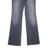 SB DENIM Womens Regular Fit Bootcut Denim Jeans Dark Blue W26 L34 Stylish