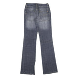 SB DENIM Womens Regular Fit Bootcut Denim Jeans Dark Blue W26 L34 Stylish