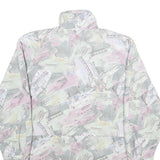 CHARLES VOGELE Womens Grey & Pink Print Jacket 2XL Polyester Zip Casual