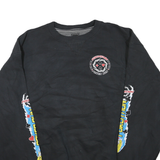 CHAMPION Mens Black Fountain Poker Run Crew Neck XL Cotton Blend Sweatshirt