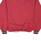 CHAMPION Mens Red Senior High School Staff V Neck L Nylon Sweatshirt Pullover