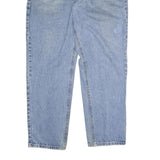 CARHARTT Mens Jeans Blue Regular Straight Denim Light W38 L30 Cotton Zip