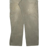 DICKIES Mens Relaxed W36 L34 Beige Cotton Blend Jeans Zip Workwear Utility